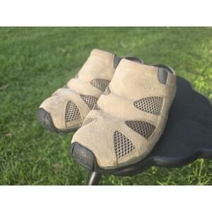 Merrell Jungle Slide Ventilator Men's Suede Mesh Slip On Shoes Taupe